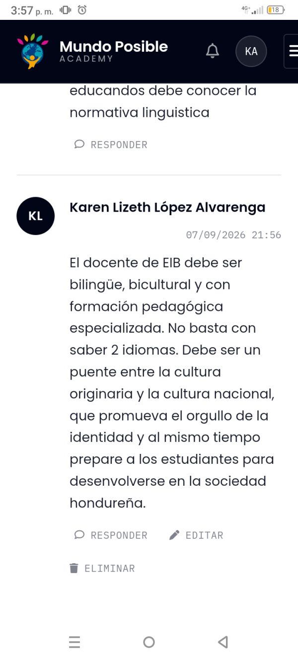 Evidencia de Karen Lizeth  López Alvarenga